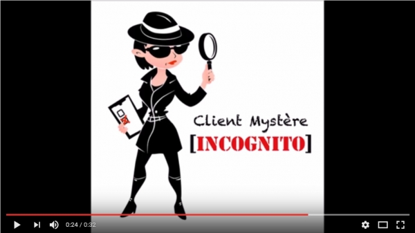 Présentation du logo de Client Mystère Incognito